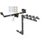 Custom Fit Trailer Hitch 4 Bike Carrier Installation Hardware Installation Instructions 75159 1393100G Draw-Tite Trailer Tow Hitch 4 Bike Rack 04-09 Nissan Quest tilt away adult or child arms fold down carrier 04 05 06 07 08 09 2004 2005 2006 2007 2008 2 Trailer Tow Hitch w/ 4 Bike Rack For 04-09 Nissan Quest tilt away adult or child arms fold down carrier