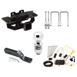 Trailer Tow Hitch For 04-09 Dodge Durango 07-09 Chrysler Aspen Complete Package w/ Wiring and 2" Ball Trailer Tow Hitch For 04-09 Dodge Durango 07-09 Chrysler Aspen Complete Package w/ Wiring and 2" Ball