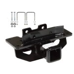 Trailer Tow Hitch For 04-09 Chrysler Aspen Dodge Durango Platform Style 2 Bike Rack w/ Anti Rattle Hitch Lock