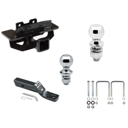 Trailer Tow Hitch For 04-09 Dodge Durango 07-09 Chrysler Aspen Receiver w/ 1-7/8" and 2" Ball Trailer Tow Hitch For 04-09 Dodge Durango 07-09 Chrysler Aspen Receiver w/ 1-7/8" and 2" Ball