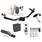 Custom Fit Trailer Hitch Wiring Harness (Plug & Play) 2" Drop Ball-Mount w/ Pin/Clip 2" Chrome Ball Security Lock Pin Rubber Hitch Plug Cover Installation Hardware Installation Instructions 75163 118516 23 63845 580407 7010 Draw-Tite Traile Trailer Tow Hitch For 04-05 Mitsubishi Endeavor Deluxe Package Wiring 2" Ball and Lock