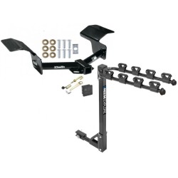 Trailer Tow Hitch w/ 4 Bike Rack For 04-09 Cadillac SRX 4 Bike Rack tilt away adult or child arms fold down carrier w/ Lock and Cover Trailer Tow Hitch w/ 4 Bike Rack For 04-09 Cadillac SRX 4 Bike Rack tilt away adult or child arms fold down carrier w/ Lock and Cover