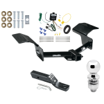 Custom Fit Trailer Hitch Wiring Harness (Requires Splicing) 2" Drop Ball-Mount w/ Pin/Clip 2" Chrome Ball Installation Hardware Installation Instructions 75174 119148 23 63845 Draw-Tite Trailer Tow Hitch 04-09 Cadillac SRX w/o Sport Package Fas Trailer Tow Hitch For 04-09 Cadillac SRX w/o Sport Package Fascia Complete Package w/ Wiring and 2" Ball