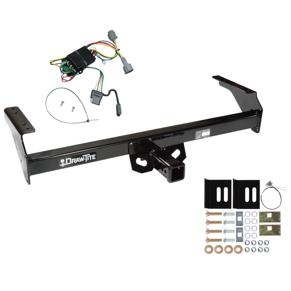 Trailer Tow Hitch For 98-04 Nissan Frontier w/ Wiring Harness Kit