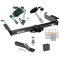 Trailer Tow Hitch For 00-02 Chevy Express GMC Savana 1500 2500 3500 Deluxe Package Wiring 2" Ball and Lock