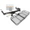 Trailer Tow Hitch For 96-24 Chevy Express GMC Savana Van Basket Cargo Carrier Platform Hitch Lock and Cover