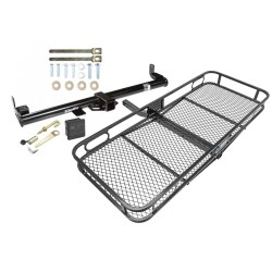 Trailer Tow Hitch For 97-06 Jeep Wrangler TJ Basket Cargo Carrier Platform Hitch Lock and Cover