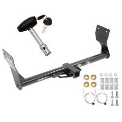 Trailer Tow Hitch For 15-24 Ford Edge SE SEL Titanium w/ Security Lock Pin Key