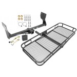 Trailer Tow Hitch For 15-24 Ford Edge SE SEL Titanium Basket Cargo Carrier Platform Hitch Lock and Cover