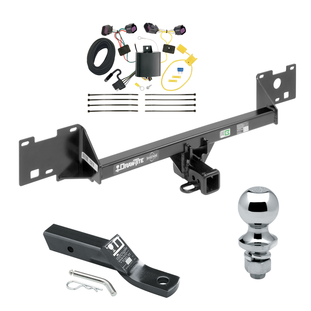 Trailer Tow Hitch For 1522 RAM ProMaster City Complete Package
