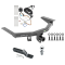 Custom Fit Trailer Hitch Wiring Harness (Plug & Play) 2" Drop Ball-Mount w/ Pin/Clip 1-7/8" Chrome Ball Installation Hardware Installation Instructions 75225 118760 23 63816 Draw-Tite Trailer Tow Hitch 16-22 Honda Pilot Complete Package Wiri Trailer Tow Hitch For 16-22 Honda Pilot Complete Package w/ Wiring and 1-7/8" Ball