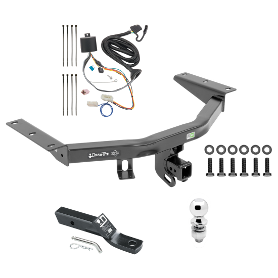 Custom Fit Trailer Hitch Wiring Harness (Plug & Play) 2" Drop Ball-Mount w/ Pin/Clip 2" Chrome Ball Installation Hardware Installation Instructions 75225 118760 23 63845 Draw-Tite Trailer Tow Hitch 16-22 Honda Pilot Complete Package Wiring a Trailer Tow Hitch For 16-22 Honda Pilot Complete Package w/ Wiring and 2" Ball
