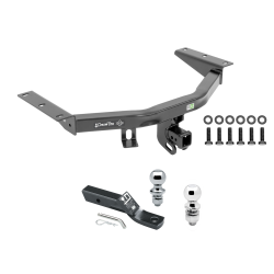 Trailer Tow Hitch For 16-22 Honda Pilot 14-20 Acura MDX Receiver w/ 1-7/8" and 2" Ball