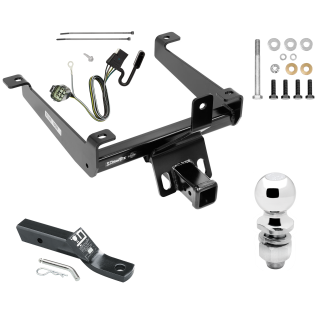 Custom Fit Trailer Hitch Wiring Harness (Plug & Play) 2" Drop Ball-Mount w/ Pin/Clip 2" Chrome Ball Installation Hardware Installation Instructions 75229 118681 23 63845 Draw-Tite Trailer Tow Hitch 14-21 Land Rover Range Rover Sport Except Trailer Tow Hitch For 14-21 Land Rover Range Rover Sport Except Diesel Complete Package w/ Wiring and 2" Ball