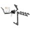 Trailer Tow Hitch w/ 4 Bike Rack For 11-18 RAM 1500 19-23 Classic Dodge Ram Pickup tilt away adult or child arms fold down carrier Trailer Tow Hitch w/ 4 Bike Rack For 11-18 RAM 1500 19-23 Classic Dodge Ram Pickup tilt away adult or child arms fold down carrier
