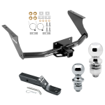 Trailer Tow Hitch For 11-18 RAM 1500 19-23 Classic 11-14 Dodge Ram Receiver w/ 1-7/8" and 2" Ball Trailer Tow Hitch For 11-18 RAM 1500 19-23 Classic 11-14 Dodge Ram Receiver w/ 1-7/8" and 2" Ball