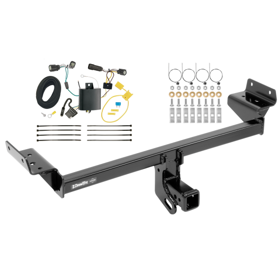 Custom Fit Trailer Hitch Wiring Harness (Plug & Play) Installation Hardware Installation Instructions 75234 118669 Draw-Tite Trailer Hitch Wiring 15-18 Edge Except Sport Titanium Models Class 3 2" Tow Receiver Tekonsha 15 16 17 18 2015 2016 2017 Trailer Hitch w/ Wiring For 15-18 Ford Edge Except Sport & Titanium Models Class 3 2" Tow Receiver Tekonsha