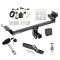 Trailer Tow Hitch For 15-18 Ford Edge Titanium and Sport Models Only Deluxe Package Wiring 2" Ball and Lock