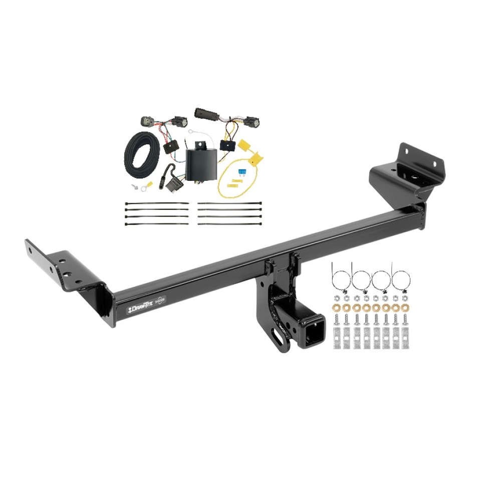 Custom Fit Trailer Hitch Wiring Harness (Plug & Play) Installation Hardware Installation Instructions 75234 118677 Draw-Tite Trailer Tow Hitch 15-18 Edge Titanium and Sport Models Wiring Harness Kit 15 16 17 18 2015 2016 2017 2018 Trailer Tow Hitch For 15-18 Ford Edge Titanium and Sport Models w/ Wiring Harness Kit