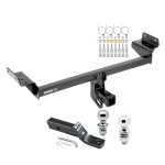 Trailer Tow Hitch For 15-24 Ford Edge 16-18 Lincoln MKX 19-23 Nautilus Receiver w/ 1-7/8" and 2" Ball Trailer Tow Hitch For 15-24 Ford Edge 16-18 Lincoln MKX 19-23 Nautilus Receiver w/ 1-7/8" and 2" Ball