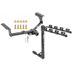Trailer Tow Hitch w/ 4 Bike Rack For 06-18 Toyota RAV4 tilt away adult or child arms fold down carrier Trailer Tow Hitch w/ 4 Bike Rack For 06-18 Toyota RAV4 tilt away adult or child arms fold down carrier