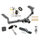 Custom Fit Trailer Hitch Wiring Harness (Plug & Play) 2" Drop Ball-Mount w/ Pin/Clip 2" Chrome Ball Security Lock Pin Rubber Hitch Plug Cover Installation Hardware Installation Instructions 75235 118412 23 63845 580407 7010 Draw-Tite Traile Trailer Tow Hitch For 06-12 Toyota RAV4 Deluxe Package Wiring 2" Ball and Lock