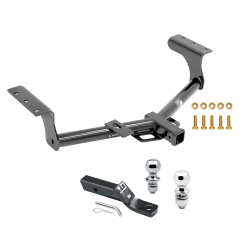 Trailer Tow Hitch For 06-18 Toyota RAV4 Receiver w/ 1-7/8" and 2" Ball Trailer Tow Hitch For 06-18 Toyota RAV4 Receiver w/ 1-7/8" and 2" Ball