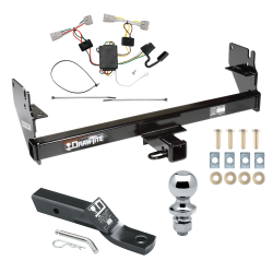 Trailer Tow Hitch For 05-15 Toyota Tacoma Except X-Runner Complete Package w/ Wiring and 1-7/8" Ball