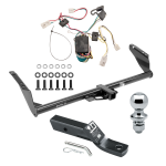 Custom Fit Trailer Hitch Wiring Harness (Plug & Play) 2" Drop Ball-Mount w/ Pin/Clip 1-7/8" Chrome Ball Installation Hardware Installation Instructions 75237 118304 23 63816 Draw-Tite Trailer Tow Hitch 04-10 Toyota Sienna Wiring and 1-7/8&a Trailer Tow Hitch For 04-10 Toyota Sienna w/ Wiring and 1-7/8" Ball