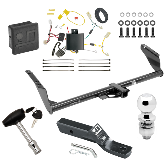 Custom Fit Trailer Hitch Wiring Harness (Plug & Play) 2" Drop Ball-Mount w/ Pin/Clip 2" Chrome Ball Security Lock Pin Rubber Hitch Plug Cover Installation Hardware Installation Instructions 75237 118498 23 63845 580407 7010 Draw-Tite Trailer Trailer Tow Hitch For 11-14 Toyota Sienna (15-20 SE ONLY) w/ Wiring 2" Ball Lock