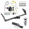 Trailer Tow Hitch For 15-20 Toyota Sienna Except SE Complete Package w/ Wiring and 1-7/8" Ball