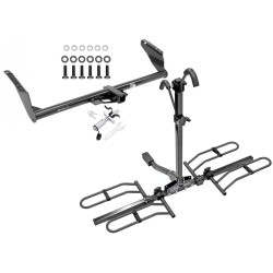 Trailer Tow Hitch For 04-20 Toyota Sienna Platform Style 2 Bike Rack w/ Anti Rattle Hitch Lock Trailer Tow Hitch For 04-20 Toyota Sienna Platform Style 2 Bike Rack w/ Anti Rattle Hitch Lock