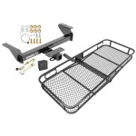 Trailer Tow Hitch For 16-23 Toyota Tacoma Basket Cargo Carrier Platform Hitch Lock and Cover