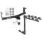 Custom Fit Trailer Hitch 4 Bike Carrier Security J-Pin Rubber Hitch Plug Cover Installation Hardware Installation Instructions 75251 1393100G 63201 7010 Draw-Tite Trailer Tow Hitch 4 Bike Rack 05-11 Dodge Dakota Mitsubishi Raider RAM Dakota tilt away adul Trailer Tow Hitch w/ 4 Bike Rack For 05-11 Dodge Dakota Mitsubishi Raider RAM Dakota tilt away adult or child arms fold down carrier w/ Lock and Cover