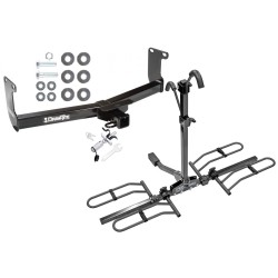 Trailer Tow Hitch For 05-11 Dodge Dakota Mitsubishi Raider RAM Dakota Platform Style 2 Bike Rack w/ Anti Rattle Hitch Lock   Trailer Tow Hitch For 05-11 Dodge Dakota Mitsubishi Raider RAM Dakota Platform Style 2 Bike Rack w/ Anti Rattle Hitch Lock