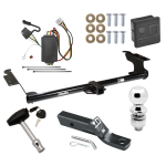 Custom Fit Trailer Hitch Wiring Harness (Plug & Play) 2" Drop Ball-Mount w/ Pin/Clip 2" Chrome Ball Security Lock Pin Rubber Hitch Plug Cover Installation Hardware Installation Instructions 75270 118438 23 63845 580407 7010 Draw-Tite Trailer Trailer Tow Hitch For 05-10 Honda Odyssey Deluxe Package Wiring 2" Ball and Lock