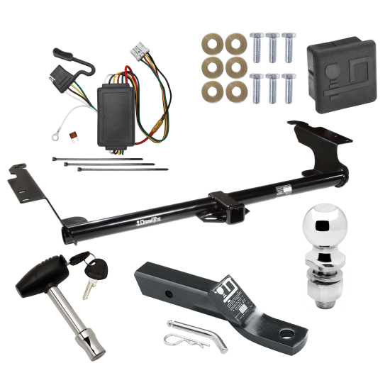 Custom Fit Trailer Hitch Wiring Harness (Plug & Play) 2" Drop Ball-Mount w/ Pin/Clip 2" Chrome Ball Security Lock Pin Rubber Hitch Plug Cover Installation Hardware Installation Instructions 75270 118438 23 63845 580407 7010 Draw-Tite Trailer Trailer Tow Hitch For 05-10 Honda Odyssey Deluxe Package Wiring 2" Ball and Lock