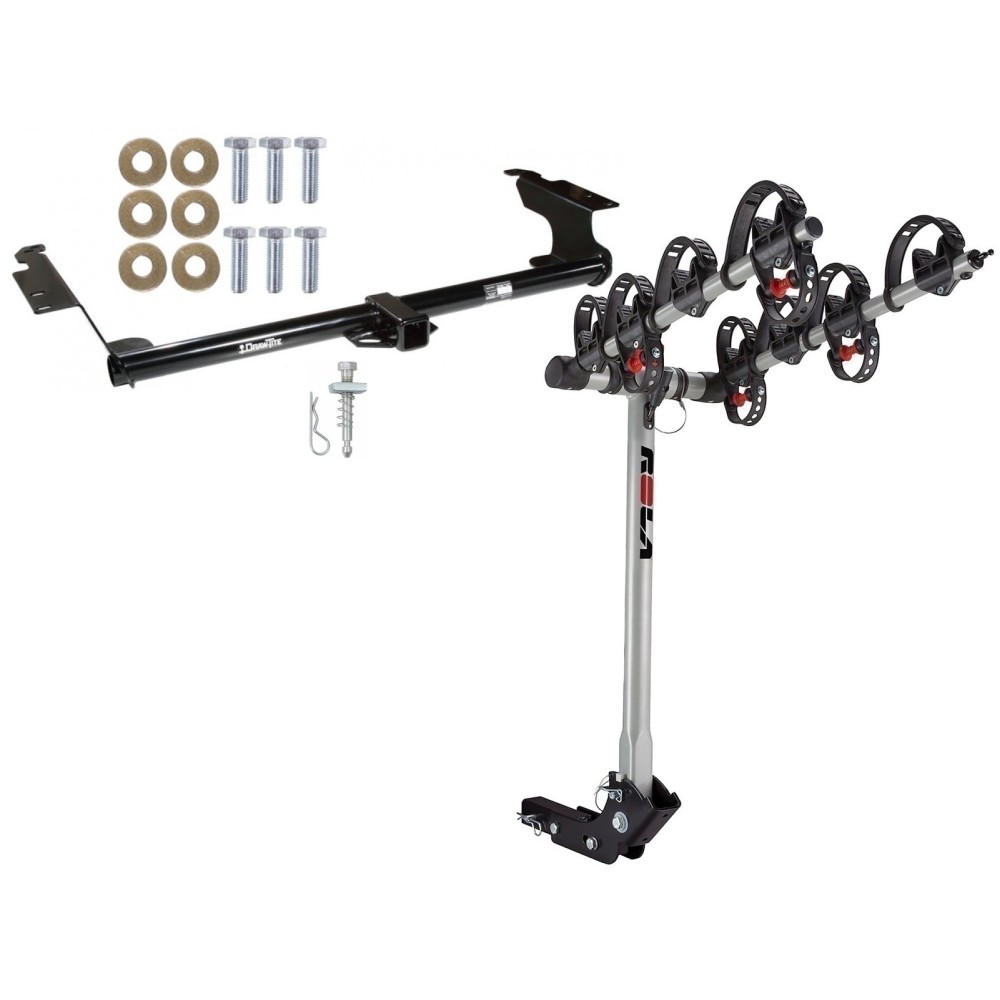 Custom Fit Trailer Hitch 4 Bike Carrier Installation Hardware Installation Instructions 75270 59401 Draw-Tite Trailer Tow Hitch 99-17 Honda Odyssey 4 Bike Carrier Rack 99 00 01 02 03 04 05 06 07 08 09 10 11 12 13 14 15 16 17 1999 2000 2001 2002 2003 2004 Trailer Tow Hitch For 99-17 Honda Odyssey w/ 4 Bike Carrier Rack
