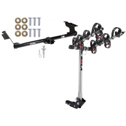 Trailer Tow Hitch For 99-17 Honda Odyssey w/ 4 Bike Carrier Rack Trailer Tow Hitch For 99-17 Honda Odyssey w/ 4 Bike Carrier Rack
