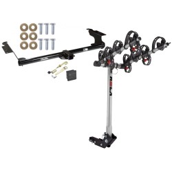Trailer Tow Hitch For 99-17 Honda Odyssey 4 Bike Rack w/ Hitch Lock and Cover Trailer Tow Hitch For 99-17 Honda Odyssey 4 Bike Rack w/ Hitch Lock and Cover