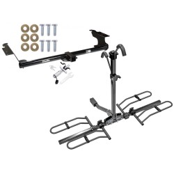Trailer Tow Hitch For 99-17 Honda Odyssey Platform Style 2 Bike Rack w/ Anti Rattle Hitch Lock Trailer Tow Hitch For 99-17 Honda Odyssey Platform Style 2 Bike Rack w/ Anti Rattle Hitch Lock