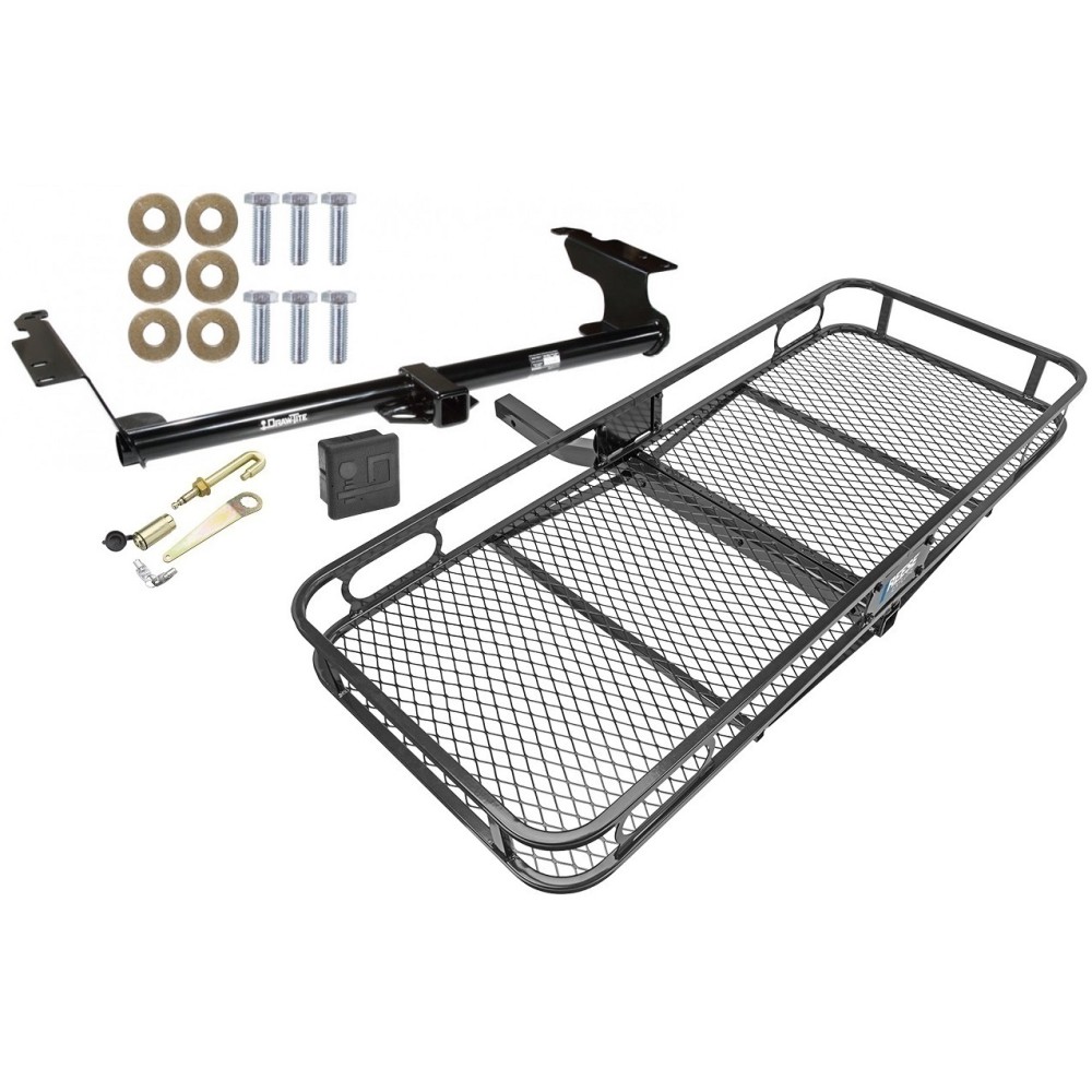 Trailer Tow Hitch For 99-17 Honda Odyssey Basket Cargo Carrier Platform Hitch Lock and Cover