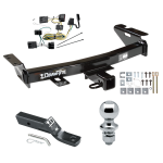 Custom Fit Trailer Hitch Wiring Harness (Plug & Play) 2" Drop Ball-Mount w/ Pin/Clip 1-7/8" Chrome Ball Installation Hardware Installation Instructions 75278 118396 23 63816 Draw-Tite Trailer Tow Hitch 05-09 Chevy Uplander Pontiac Montana S Trailer Tow Hitch For 05-09 Chevy Uplander Pontiac Montana SV6 Buick Terraza Saturn Relay Complete Package w/ Wiring and 1-7/8" Ball