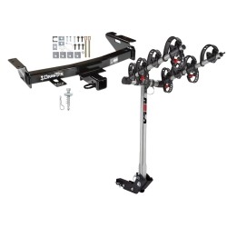 Trailer Tow Hitch For 97-09 Terraza Uplander Venture Montana w/ 4 Bike Carrier Rack Trailer Tow Hitch For 97-09 Terraza Uplander Venture Montana w/ 4 Bike Carrier Rack