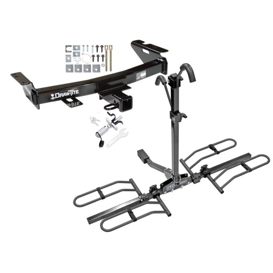 Custom Fit Trailer Hitch 2 Bike Carrier Rail Rack Anti Rattle Device w/ 2 Keys Installation Hardware Installation Instructions 75278 63134 63100 Draw-Tite Trailer Tow Hitch 97-09 Terraza Uplander Venture Montana Platform Style 2 Bike Rack Anti Rattle Hit Trailer Tow Hitch For 97-09 Terraza Uplander Venture Montana Platform Style 2 Bike Rack w/ Anti Rattle Hitch Lock