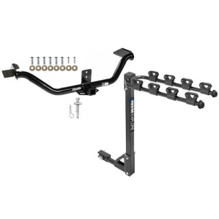 Custom Fit Trailer Hitch 4 Bike Carrier Installation Hardware Installation Instructions 75280 1393100G Draw-Tite Trailer Tow Hitch 4 Bike Rack 06-14 Honda Ridgeline tilt away adult or child arms fold down carrier 06 07 08 09 10 11 12 13 14 2006 2007 2008 Trailer Tow Hitch w/ 4 Bike Rack For 06-14 Honda Ridgeline tilt away adult or child arms fold down carrier
