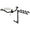 Custom Fit Trailer Hitch 4 Bike Carrier Installation Hardware Installation Instructions 75280 1393100G Draw-Tite Trailer Tow Hitch 4 Bike Rack 06-14 Honda Ridgeline tilt away adult or child arms fold down carrier 06 07 08 09 10 11 12 13 14 2006 2007 2008 Trailer Tow Hitch w/ 4 Bike Rack For 06-14 Honda Ridgeline tilt away adult or child arms fold down carrier