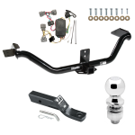 Custom Fit Trailer Hitch Wiring Harness (Plug & Play) 2" Drop Ball-Mount w/ Pin/Clip 2" Chrome Ball Installation Hardware Installation Instructions 75280 118400 23 63845 Draw-Tite Trailer Tow Hitch 06-14 Honda Ridgeline Complete Package Wir Trailer Tow Hitch For 06-14 Honda Ridgeline Complete Package w/ Wiring and 2" Ball