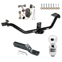 Trailer Tow Hitch For 06-14 Honda Ridgeline Complete Package w/ Wiring and 2" Ball