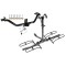 Trailer Tow Hitch For 06-14 Honda Ridgeline Platform Style 2 Bike Rack w/ Anti Rattle Hitch Lock